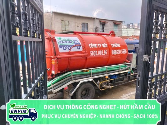 hút hầm cầu trảng bom