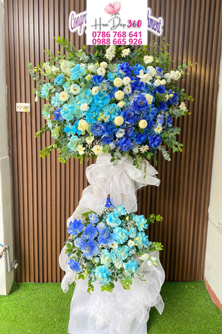 hoa mừng khai trương