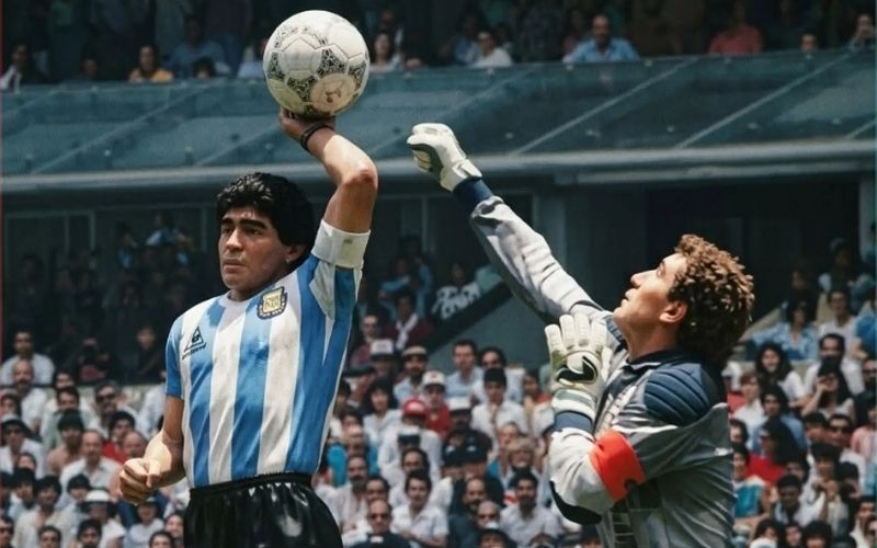 Bàn thắng bằng tay của Diego Maradona tại World Cup 1986
